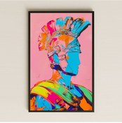 Resim Neon Roma Askeri Tasarımlı Şeffaf Pleksi Tablo 