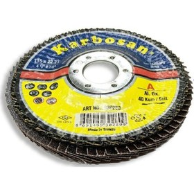 Resim Karbosan Flap Disk 115Mm 60 Kum, Ao (10 Adet) 