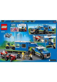 Resim LEGO® City 60315 Polis Mobil Komuta Kamyonu 436 Parça 