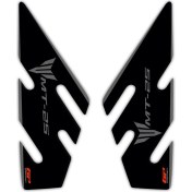 Resim GP Kompozit Yamaha MT-25 Universal Uyumlu Yan Pad Seti Siyah-Gri 