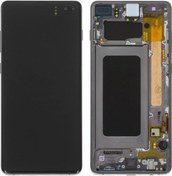 Resim Te Samsung Uyumlu S10 Plus G975 Uyumlu Çıtalı Lcd Ekran Dokunmatik Siyah 