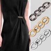 Resim 3/6 Adet Çok Amaçlı Kot Beli Sıkma Tokası, Şık Alaşımlı Ayarlanabilir Dikişsiz Çıtçıtlı Kemer, Büyükten Küçük Boya Geçişli, Ceket ve Elbise Kol Sıkma Aparatı 