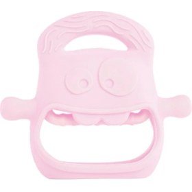 Resim Pembe Bebek Silikon Diş Kaşıyıcı 