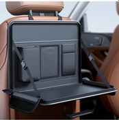 Resim Boatshop1 1 Adet Siyah Premium Araba Tablet Laptop Tutucu On Arka Koltuk Icin Katlanabilir Depolama 