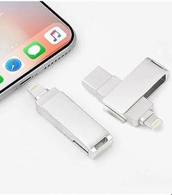 Resim 128gb Otg Iphone Usb Flash Bellek Iphone 11/11 Pro / 11 Pro 12 12 Pro Uyumlu 