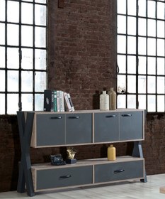 Resim Eymense Aspendos Kahverengi Ofis Takımı 