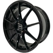 Resim Motec MCR2 Ultralight Gloss Black 8,5x19 5x112 ET38 Ø65.5 Takım Jant (4 Adet) 