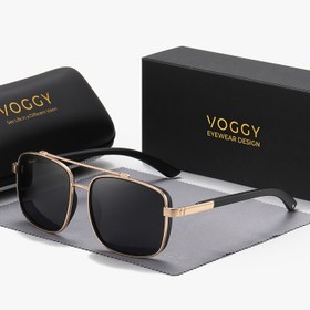 Resim VOGGY Moda Basit Retro Metal Polarize Gözlük, Erkek ve Kadınlar için Sürüş Bisiklet Balıkçılık Tatil Parti Aksesuarı Hediye 
