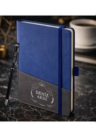 Resim Bk Gift Kişiye Özel Mavi Termo Deri Defter Ve Touchpen Kalem Seti -6, Kurumsal Ve Özel Hediye, Yeni İş Hediyesi Kobitmeyencom36077 Bk Gift 