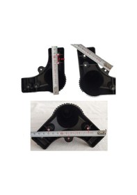 Resim Zeygen Zirve Çizgili Mobilya Ayağı Baza Koltuk Ayağı 4 Adet 15Cm Siyah (521143106) 