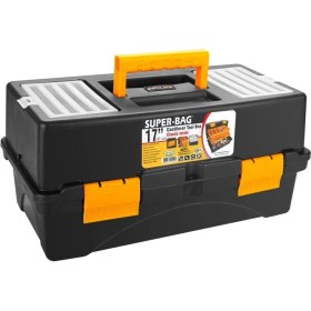 Resim Super-Bag Asrın Balıkçı Seri Takım Çantası 17 Raflı (Gri) - ASR-2052 