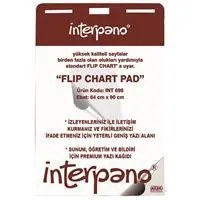 Resim İnterpano İNT-698 Flipchart Kağıdı 64 x 90 cm - 30 Yaprak 