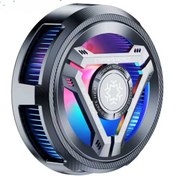 Resim Asfal RGB Radyatör Tablet Soğutucu Fan Gamer Oyuncu Radyatör Soğutma Fanı 
