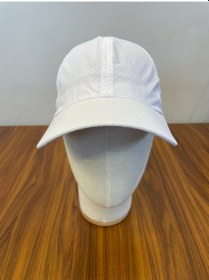 Resim Hamze Mikro Paraşüt Delikli Kumaş Yazlık Unisex Beyzbol Cap Şapka Beyaz 