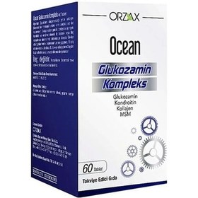 Resim Orzax Ocean Glukozamin Komplex Takviye Edici Gıda 60 Tablet 