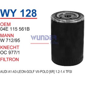 Resim Wy128 04E115561B Audi A1-A3 -Polo 1.2-1.4 Yağ Filtresi 