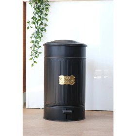 Resim 30 Litre Metal Pedallı Çöp Kovası, Mutfak ve Banyo Için Şık ve Kullanışlı 