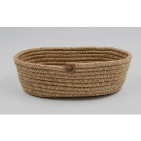 Resim Klappe Design Hasır Ekmek Sepeti, Takı Sepeti 20x26x8cm 