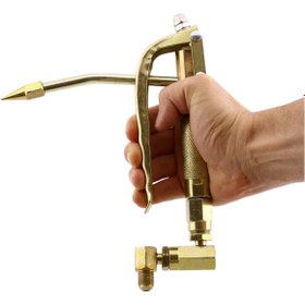 Resim Genel Markalar Havalı Çelik Yedek Pnömatik Yağlama Makinesi Gres Gresleme Tabancası Pompası Aleti Z Mafsallı 