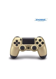 Resim Ps4-pc-android Box-android-Apple Uyumlu iOS Telefon Tablet Titreşimli Bluetooth Oyun Kolu Gold 