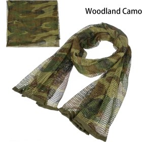 Resim Chaoduo Shop Ormanlık Kamuflaj Tarzı 190*90 cm Eşarp Pamuk Askeri Kamuflaj Taktik Örgü Eşarp Keskin Nişancı Yüz Eşarp Peçe Kamp Avcılık Çok Amaçlı Yürüyüş Eşarp (Yurt Dışından) 