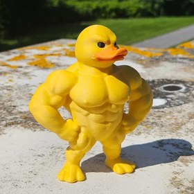 Resim 1 adet Kasık Ördek Heykeli - 3D Masaüstü Dekoru, Sevimli Kitaplık Şirin Figür, Çok Fonksiyonlu İç/Dış Mekan Dekorasyonu, Eğlenceli ve Şirin Ev Aksesuarı, Arkadaşlar, Sınıf Arkadaşları veya İş Arkadaşları için Mükemmel Hediye, Hediye Ürün | Eğlenceli Tasarım | Dayanıklı Plastik, Ördek Dekoru 