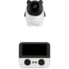 Resim Kablosuz Bebek Kamera Sistemi Ninni ve Alarm Özellikli 