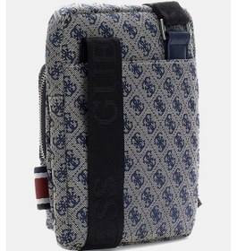 Resim Guess Hmbostp6123 Boston Crossbody Fla Erkek Omuz Çantası Mavi 