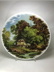 Resim tayfuntufan antika koleksiyon 24 Cm Çapında Limoges Porselen Duvar Tabağı 