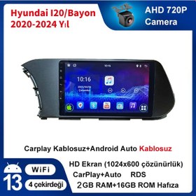 Resim Hyundai I20/bayon 2020-2024 2gb Ram 16gb Rom Multimedya Carplay 