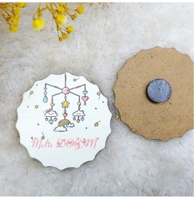 Resim Ahşap Manet Bebek Hediyeliği 02(30 Adet) 