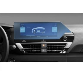 Resim Citroen E-C4 x 10 Inç Multimedya ve 5 Inç Ekran Koruyucu Dijital Gösterge Ekran Koruyucu 2'li Set 