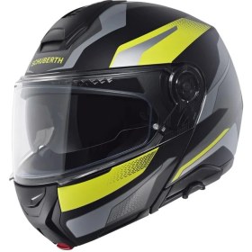 Resim Schuberth Concept Çene Açılır Motosiklet Kaskı Tracer Yellow 