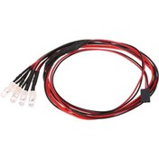 Resim Dancemonkey 4'lü Led Aydınlatma Seti - Beyaz Ve Kırmızı - Traxxas, Tamiya, Axial Uyumlu 