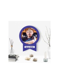 Resim Kişiye Özel Dekoratif Çocuk Duvar Saati - E-67 Çok Renkli 