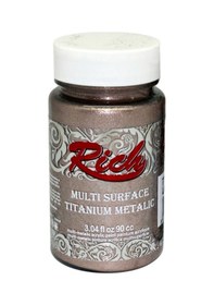 Resim Rich Multi Surface Titanium Metalik Boya 90 Cc. 2510 Latte 