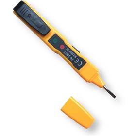 Resim Tek-İş Dedektörlü Faz Kontrol Kalemi Voltaj Test Aleti Akıllı Voltaj Test Cihazı 6885-48 