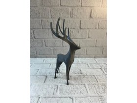Resim AyrStore Geyik Figürü Gri 