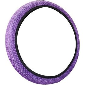 Resim Novahub Mor Sağlam Direksiyon Kapağı Nefes Alabilir Elastik Basit Kurulum Mor 