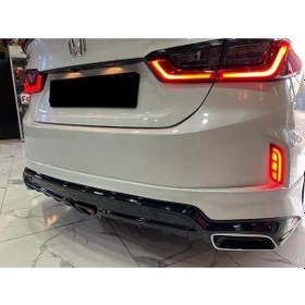 Resim Honda City Arka Ek Mat Siyah Plastik Karlık 2022+ 