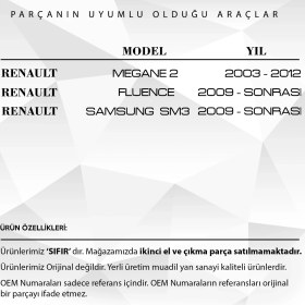 Resim Alpha Auto Part Renault Megane 2, Samsung Için Arka Perde Tutucu Tırnağı 2'li 