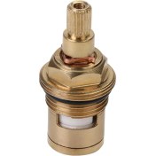 Resim Chasoe Yedek Pirinç Seramik Kök Disk Kartuşu Musluk Vanası Çeyrek 1/2 "kırmızı Saat Yönünde (Yurt Dışından) 