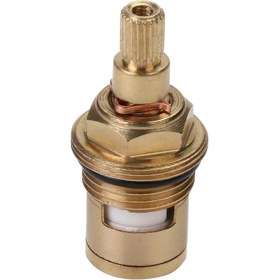 Resim Chasoe Yedek Pirinç Seramik Kök Disk Kartuşu Musluk Vanası Çeyrek 1/2 "kırmızı Saat Yönünde (Yurt Dışından) 
