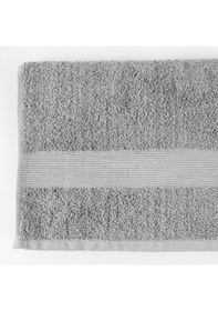 Resim Bordürlü El/yüz Havlusu Gri 