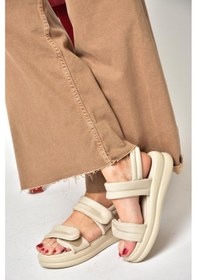 Resim Fox Shoess973910409 Bej Kadın Sandalet Bej 