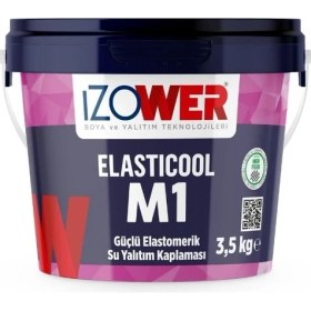 Resim İzower M1 Güçlü Elastomerik Su Yalıtım Kaplaması Gri 3,5 Lt 