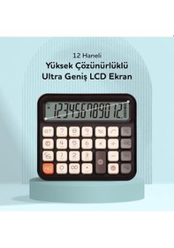 Resim Hobi Market Art 12 Haneli Hesap Makinesi Siyah 
