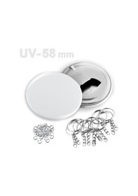 Resim 58 Mm Uv Baskıya Uygun Buton Şişe Açacağı Anahtarlık Vg58uvan 1000 Adet 