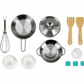 Resim Klein Toys Sesli ve Işıklı Ahşap Mutfak Seti 