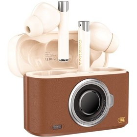 Resim Leezsing Onıkuma T18 Kablosuz Kulaklık - Bluetooth 5.3, 46 Saat Çalma Süresi, Gürültü Önleme, Oyun Ve Müzik Modu, Retro Tasarım 